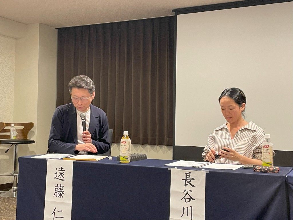 遠藤コーディネーターと長谷川監督