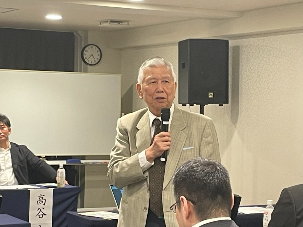 佐伯浩　北大名誉教授、当NPO顧問